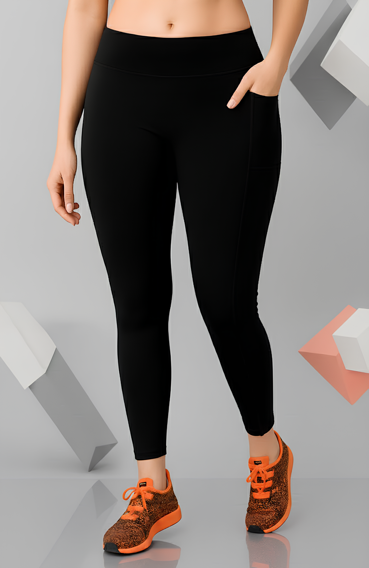 WUGO:: Premium Gym Wear for Women | Stretchable & Comfortable Yoga Pants | Breathable Sports Leggings for Girls | Perfect for Workout, Fitness & Running