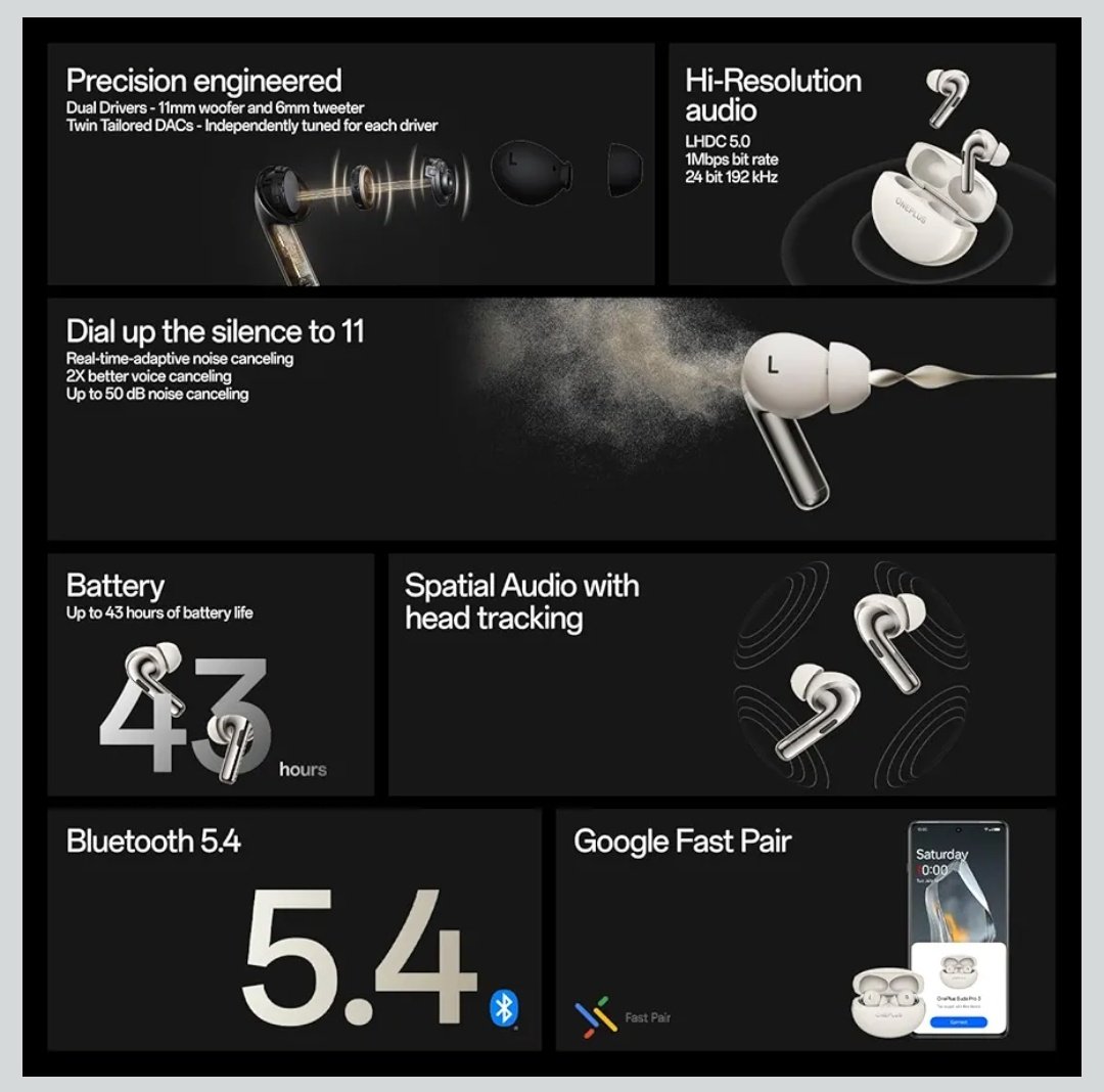 Oneplus buds pro 3 - pack of 2