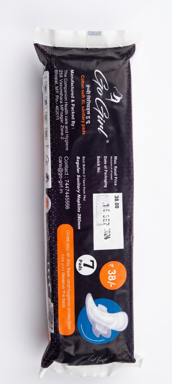 Go Girl Cotton Soft XL Sanitary Pads